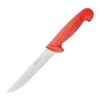 Hygiplas Boning Knife Stiff Blade Red - 6"