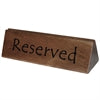 Olympia Acacia Menu Holder & Reserved Sign Pack of 10 only