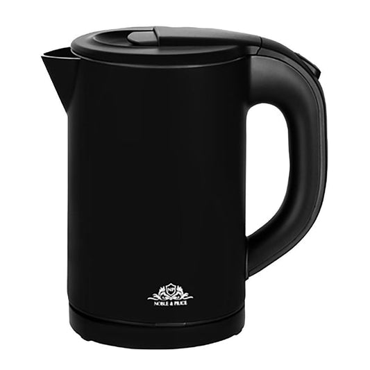 Noble & Price Cordless Electric Kettle Double Wall Black 0.8Ltr