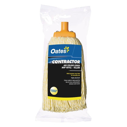 Oates Contractor Cleaning Mop Head Yellow