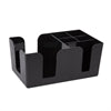 Olympia Kristallon Plastic Bar Caddy Black