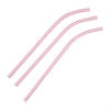 Fiesta Compostable Bendy Paper Straws Pink (Pack of 250)