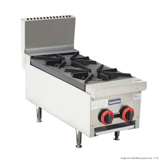 RB-2E GASMAX Gas Cook top 2 burner with Flame Failure