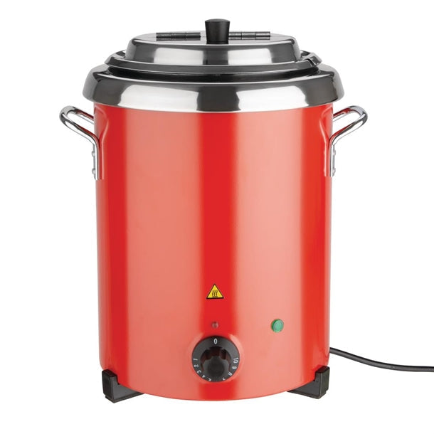 Apuro Soup Kettle Red with handle