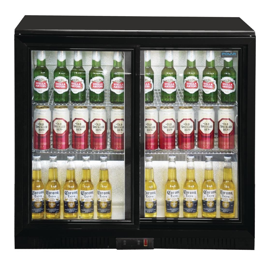 Polar G-Series Under Counter Back Bar Cooler with Hinged Doors 198Ltr
