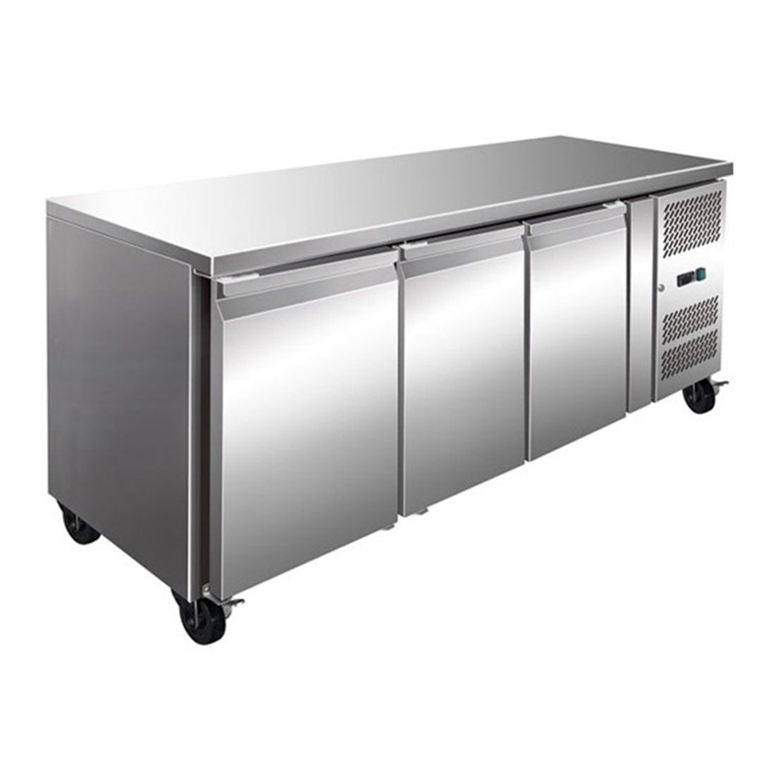 2NDs: TROPICALISED 3 Door Gastronorm Bench Fridge GN3100TN-NSW1618
