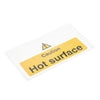 Vogue Caution Hot Surface Sign