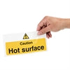 Vogue Caution Hot Surface Sign