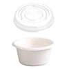 Fiesta Compostable Bagasse Condiment Pots 59ml With PET Lids (Pack of 1000)