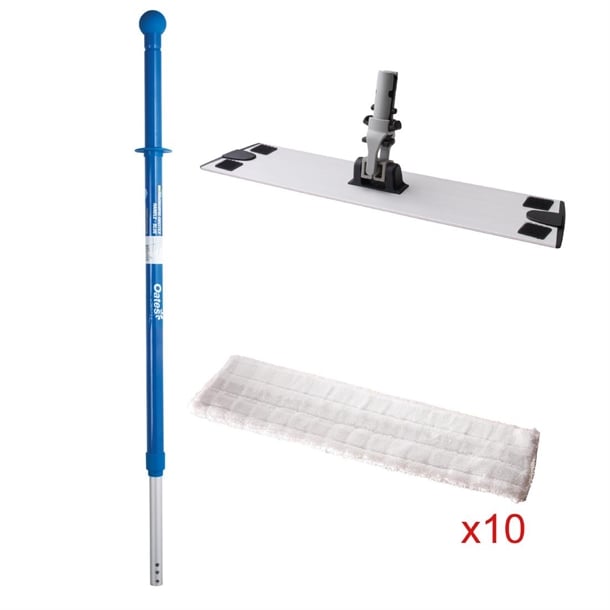Oates Ultimate Duo Flat Mop with Telescopic Handle Blue