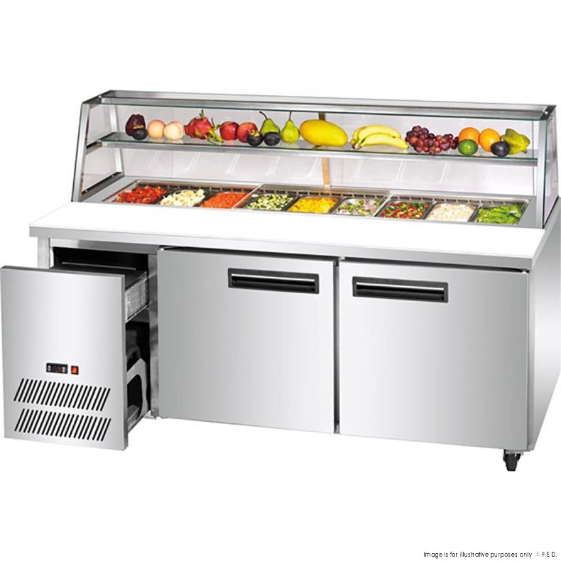 Thermaster SCB/18 two large door DELUXE Sandwich Bar