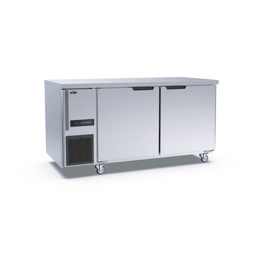 2NDs: Stainless Steel Double Door Workbench Freezer TL1500BT-NSW1556