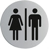 Vogue Stainless Steel Ladies & Gentlemen Door Sign