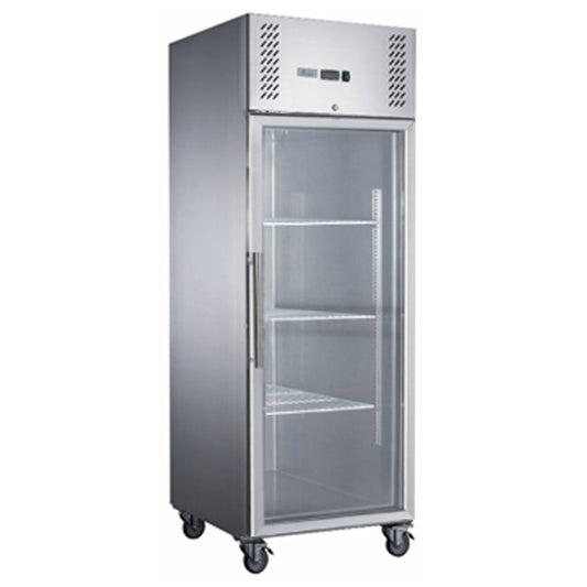 2NDs: S/S Full Glass Door Upright Freezer XURF600G1V-NSW1441