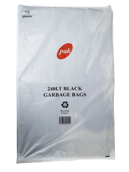 50(4) 82L BIN LINER BLACK LDPE X HEAVY-DUTY