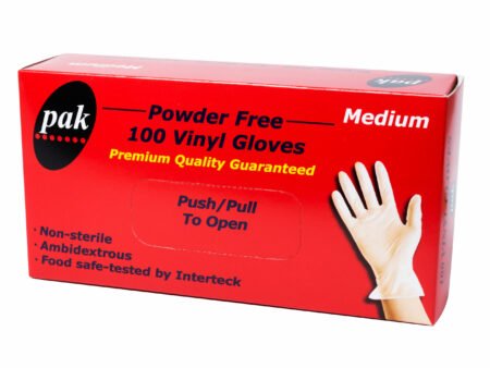 100(10) PAK VINYL CLEAR P/FREE  – MEDIUM