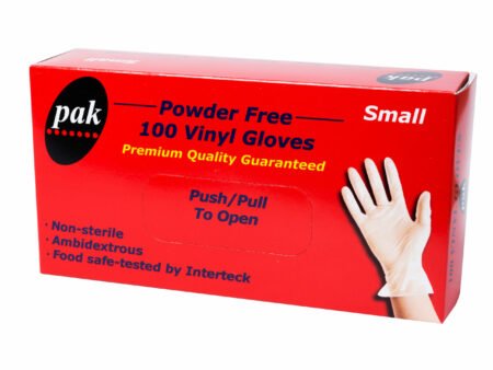 100(10) PAK VINYL CLEAR P/FREE – SMALL