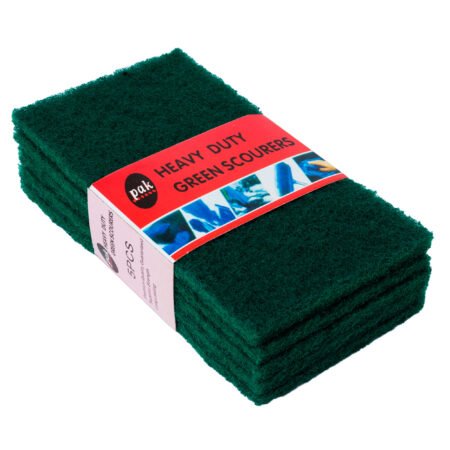 6(100) HEAVY DUTY SCOURER-GREEN