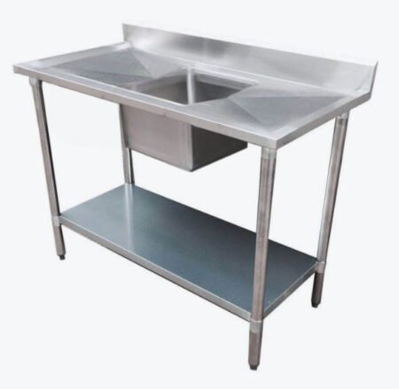 Modular Single Sink Bench Centre 1200x700x900mm