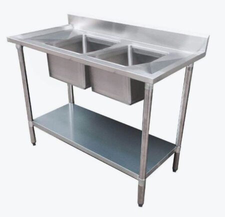 Modular System Double Sink Bench Centre 1200x600x900mm – 1200-6-DSBC