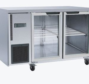 Thermaster Double Glass Door Workbench Fridge – TL1200TNG