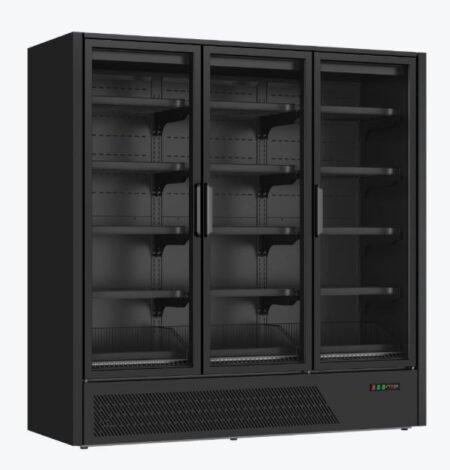Thermaster 3 Aluminium-Framed Glass Door Multideck Display Freezer – DC-187BT