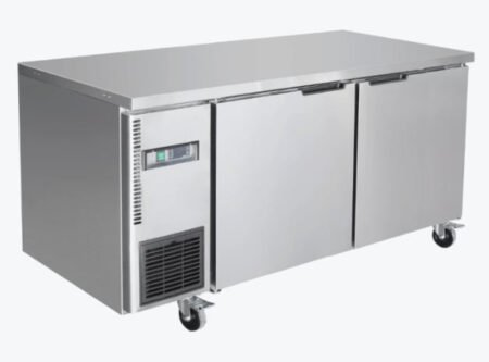 Thermaster Stainless Steel Double Door Workbench Fridge – TL1500TN