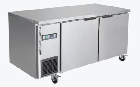 Thermaster Stainless Steel Double Door Workbench Fridge – TS1500TN