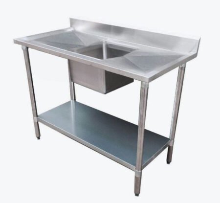 Modular System Single Sink Bench Centre 1800x600x900mm – 1800-6-SSBC