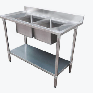Modular System Double Sink Bench Centre 1800x700x900mm – 1800-7-DSBC