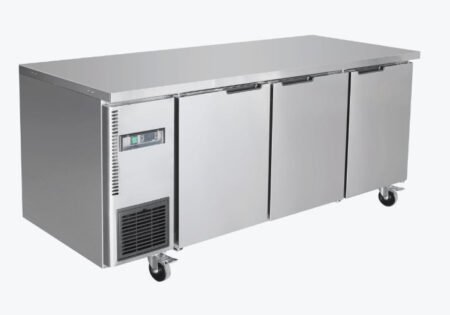 Thermaster Stainless Steel Triple Door Workbench Fridge – TS1800TN-3D