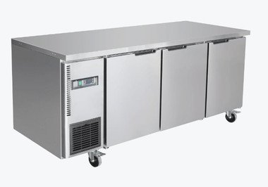 Thermaster Stainless Steel Triple Door Workbench Fridge – TS1800TN-3D