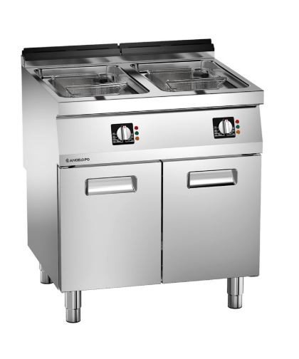 Angelo PO 1S1FR2E 2 Wells Electric Fryer 15 + 15 Litres
