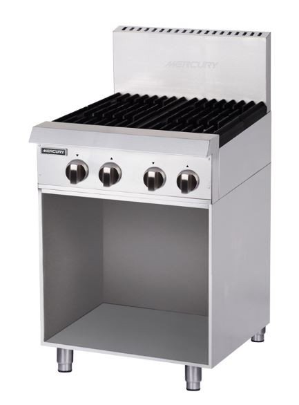 Mercury MHN-24-F Gas 4 Burner Cooktop on Base