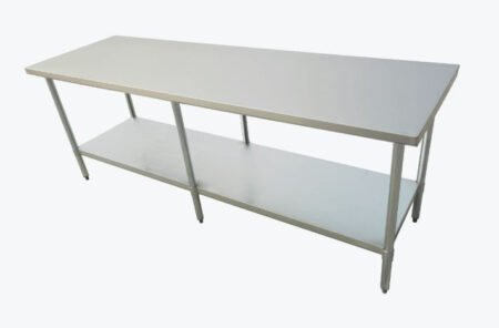 2400-6-WB SS Table 2400x600x900 – 304 Grade – 6 Legs