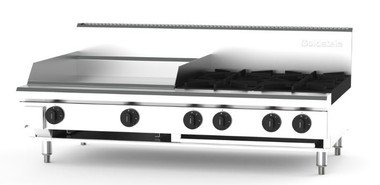 Goldstein PFB24G4-X Cooktop 4 open burners & 610mm Griddle