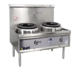 2BCHWL Two Hole Waterless Wok – Chimney Burner Oxford Series