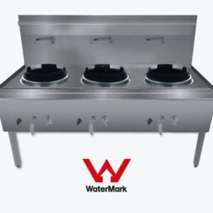 WW-3L Stainless Steel Waterless LPG Gas Triple Wok