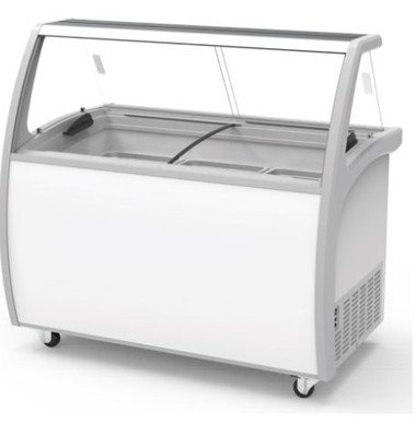 Exquisite SD415S2 Nine Tubs Ice Cream Scooping Freezer