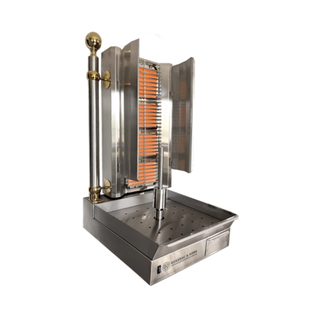 Ozsarac & Sons HO4BMS Semi-Automatic Kebab Machine 4 Burner