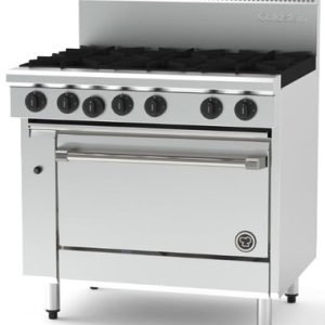 Goldstein PF628-X – 6 Burner Gas Cooktop with Oven