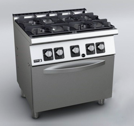 Fagor Kore 700 4 Burner Gas Range with Gas Oven – C-G741H