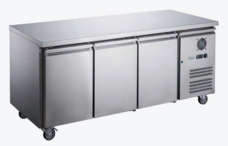 FED-X Stainless Steel Three Door Bench Freezer – XUB7F18S3V