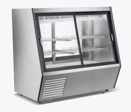 Bonvue Dual-Access Refrigerated Deli, Meat and Seafood Display Case – AMS-15DD