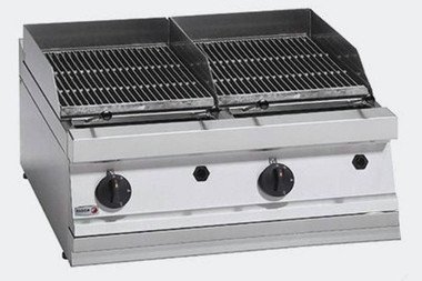 Fagor 700 series – LPG charcoal 2 grid grill BG7-10LPG