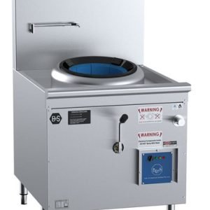 B+S Black Series CCF-HP1 Gas Single Hole Waterless Hipac Wok
