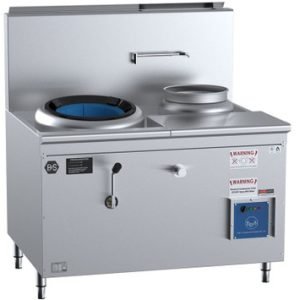 B+S CCF-HP1+1R Gas Single Hole Hi Pac Wok Right Pot