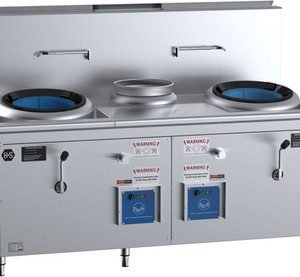 B+S CCF-HP2+1 Double Hole Hi Pac Wok Centre Pot