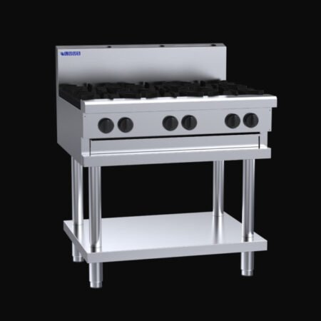 Luus CS-6B 6 Burner Cooktop – Powerful Commercial Cooking