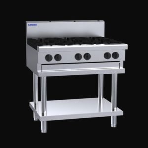 Luus CS-6B 6 Burner Cooktop – Powerful Commercial Cooking